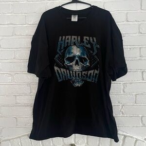 Harley Davidson New York skull shirt